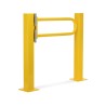 Barrière de protection industrielle rectangle en acier