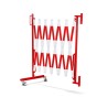 Barrière extensible en acier avec fixation murale