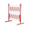 Barrière extensible en acier sur pied