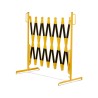 Barrière extensible en acier sur pied