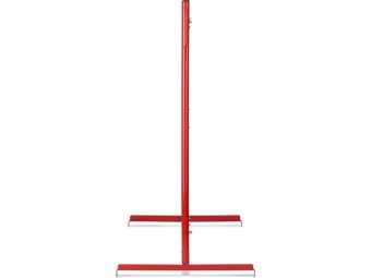 Barrière extensible en acier sur pied