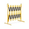 Barrière extensible en acier sur pied