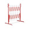 Barrière extensible en acier sur pied