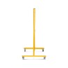 Barrière extensible mobile en acier sur roulettes