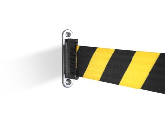 Enrouleur mural à sangle rétractable industriel - Fixation aimant