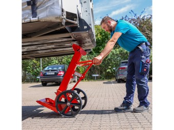 Béquille de sécurité réglable en hauteur pour remorque - 40 T