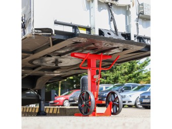 Béquille de sécurité réglable en hauteur pour remorque - 40 T