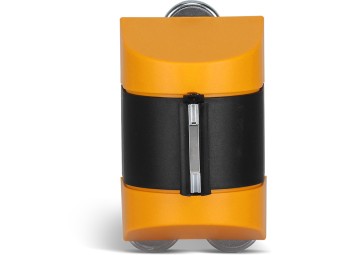 Enrouleur mural à sangle rétractable industriel - Fixation aimant