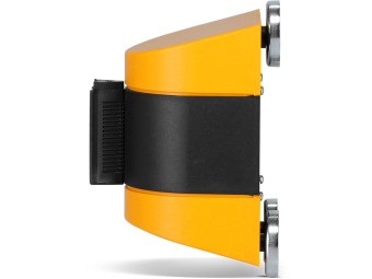 Enrouleur mural à sangle rétractable industriel - Fixation aimant