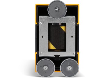 Enrouleur mural à sangle rétractable industriel - Fixation aimant