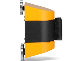 Enrouleur mural à sangle rétractable industriel - Fixation aimant