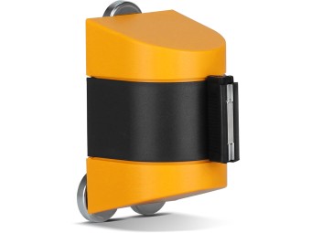 Enrouleur mural à sangle rétractable industriel - Fixation aimant