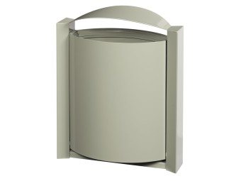 Corbeille extérieure murale Arkéa 50L