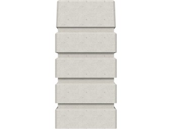 Cendrier béton à poser ARES