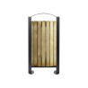 Corbeille de ville façade bois 60L - Arkéa