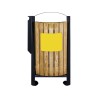 Poubelle double flux façade bois 2 x 60L - Arkéa