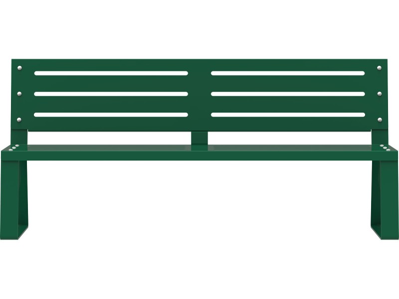 Banc public en métal - Balade