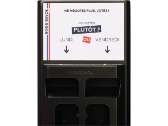 Cendrier de vote fixation murale - Arkéa vote