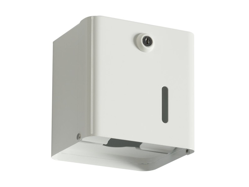 Distributeur papier toilette mixte rouleau ou feuille