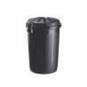 Poubelle de rue ronde 50L, 70L ou 95 L en plastique recyclé Bazi