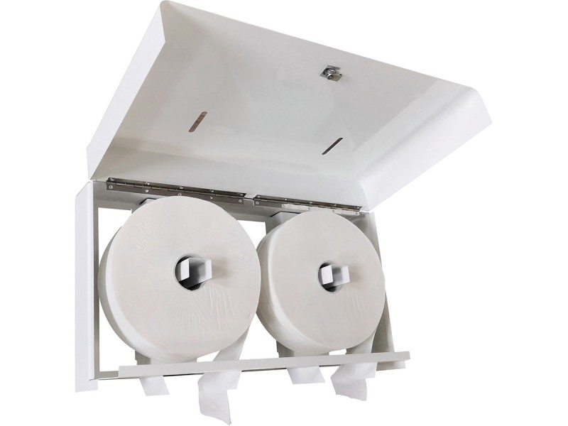 Distributeur papier toilette 2 x 400m