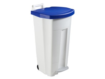 Poubelle alimentaire mobile à pédale 90L - HACCP - Boogy