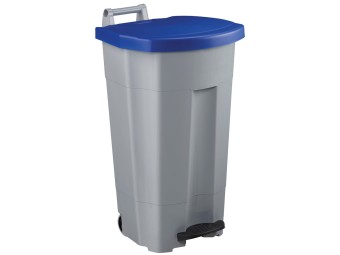 Poubelle alimentaire mobile à pédale 90L - HACCP - Boogy