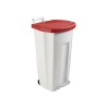 Poubelle alimentaire mobile à pédale 90L - HACCP - Boogy