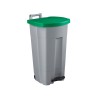 Poubelle alimentaire mobile à pédale 90L - HACCP - Boogy