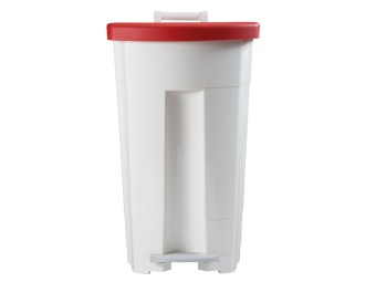 Poubelle alimentaire mobile à pédale 90L - HACCP - Boogy