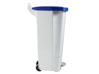 Poubelle alimentaire mobile à pédale 90L - HACCP - Boogy