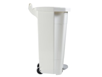 Poubelle alimentaire mobile à pédale 90L - HACCP - Boogy