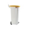 Poubelle alimentaire mobile à pédale 90L - HACCP - Boogy