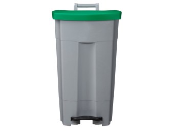 Poubelle alimentaire mobile à pédale 90L - HACCP - Boogy