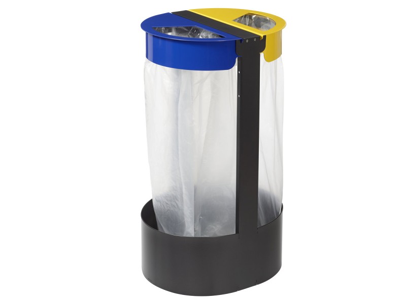 Poubelle tri sélectif intérieur 2 ou 3 flux Citwin Essentiel