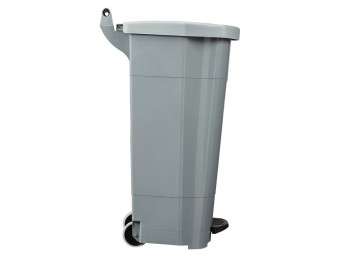 Poubelle alimentaire mobile à pédale 90L - HACCP - Boogy