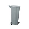 Poubelle alimentaire mobile à pédale 90L - HACCP - Boogy
