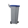 Poubelle alimentaire mobile à pédale 90L - HACCP - Boogy