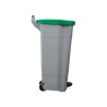 Poubelle alimentaire mobile à pédale 90L - HACCP - Boogy