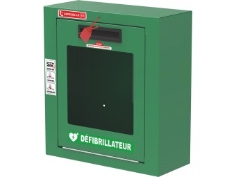 Boitier pour défibrillateur mural