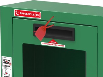 Lot de 10 scellés pour boitier défibrillateur