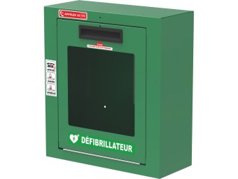 Boitier pour défibrillateur mural