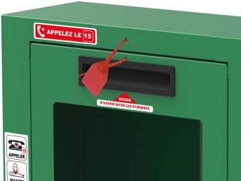Lot de 10 scellés pour boitier défibrillateur