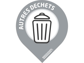 Stickers de tri sélectif format goutte