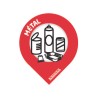 Stickers de tri sélectif format goutte