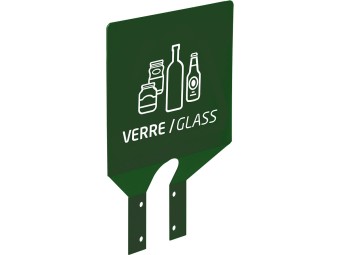 Plaque signalétique de tri pour collecmur, ecollecto et collectrap