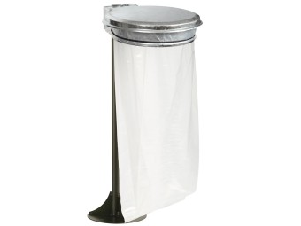Poteau support de sac tri sélectif collecmur, ecollecto et collectrap