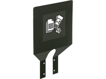 Plaque signalétique de tri sélectif universel