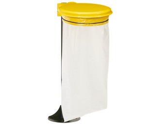 Poteau support de sac tri sélectif collecmur, ecollecto et collectrap