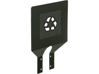 Plaque signalétique de tri sélectif universel